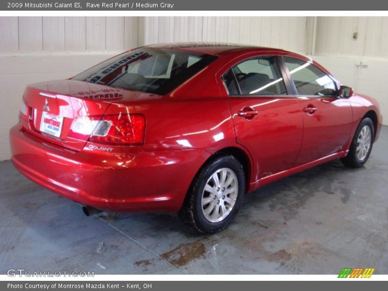 Rave Red Pearl / Medium Gray 2009 Mitsubishi Galant ES