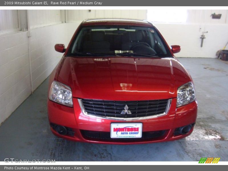 Rave Red Pearl / Medium Gray 2009 Mitsubishi Galant ES
