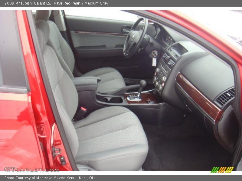 Rave Red Pearl / Medium Gray 2009 Mitsubishi Galant ES