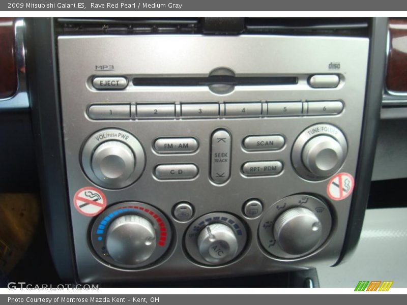Rave Red Pearl / Medium Gray 2009 Mitsubishi Galant ES