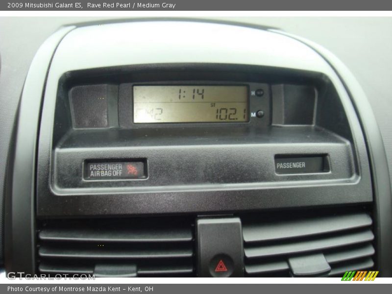 Rave Red Pearl / Medium Gray 2009 Mitsubishi Galant ES