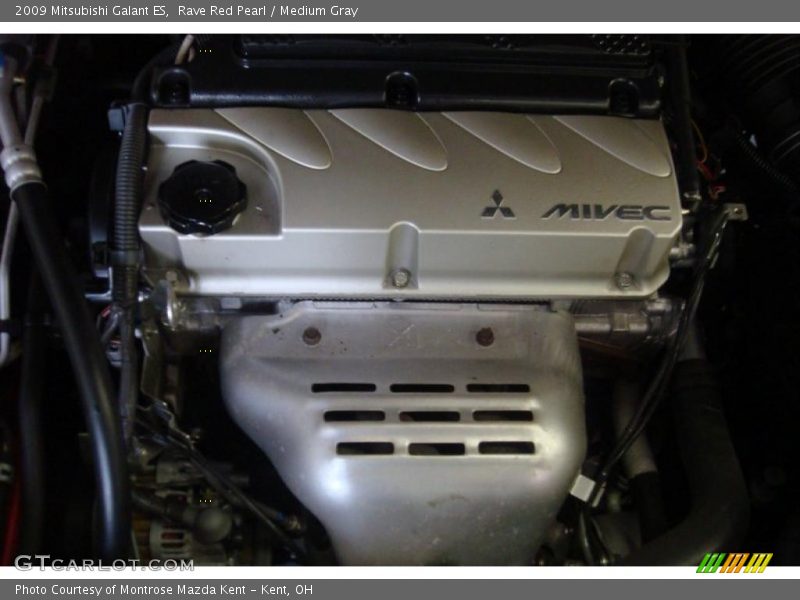 Rave Red Pearl / Medium Gray 2009 Mitsubishi Galant ES