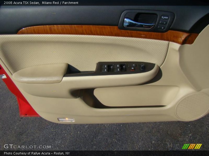 Milano Red / Parchment 2008 Acura TSX Sedan