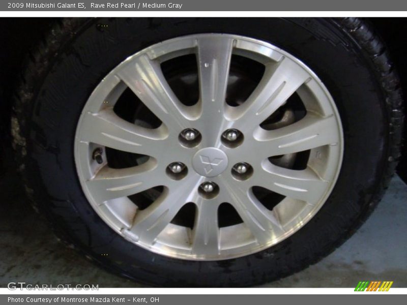 Rave Red Pearl / Medium Gray 2009 Mitsubishi Galant ES