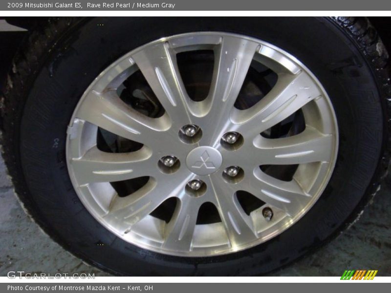 Rave Red Pearl / Medium Gray 2009 Mitsubishi Galant ES