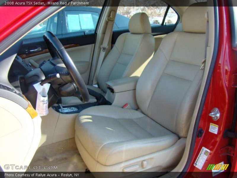 Milano Red / Parchment 2008 Acura TSX Sedan