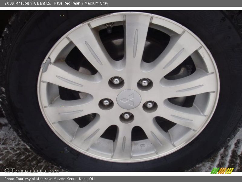 Rave Red Pearl / Medium Gray 2009 Mitsubishi Galant ES
