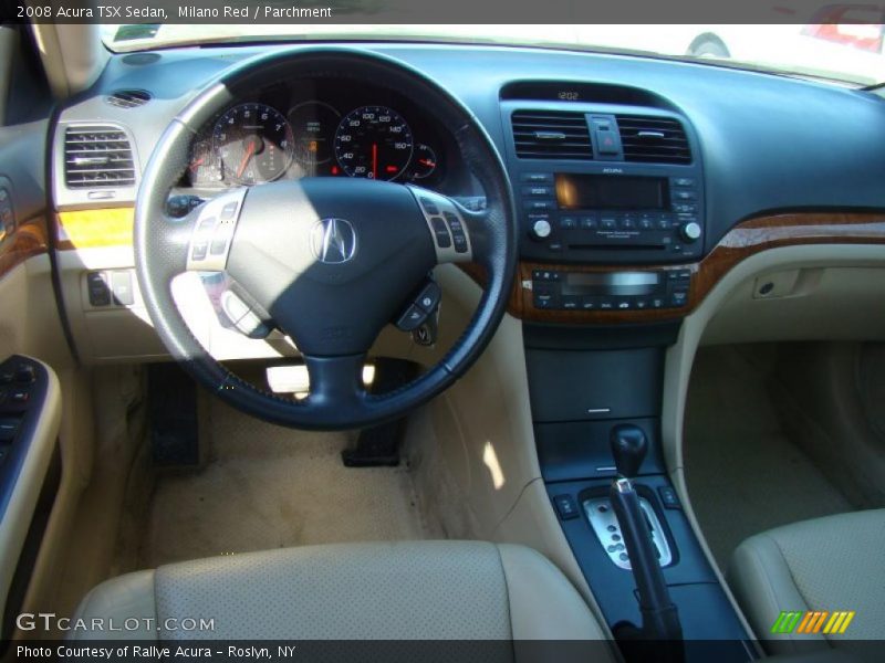 Milano Red / Parchment 2008 Acura TSX Sedan