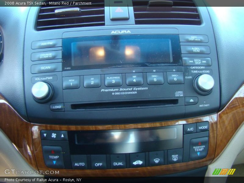 Milano Red / Parchment 2008 Acura TSX Sedan