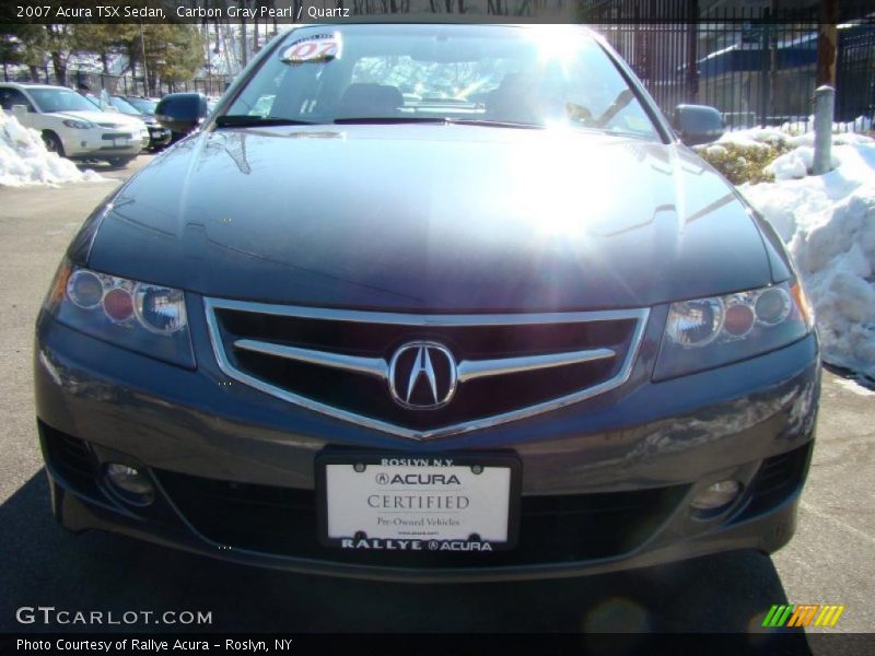 Carbon Gray Pearl / Quartz 2007 Acura TSX Sedan