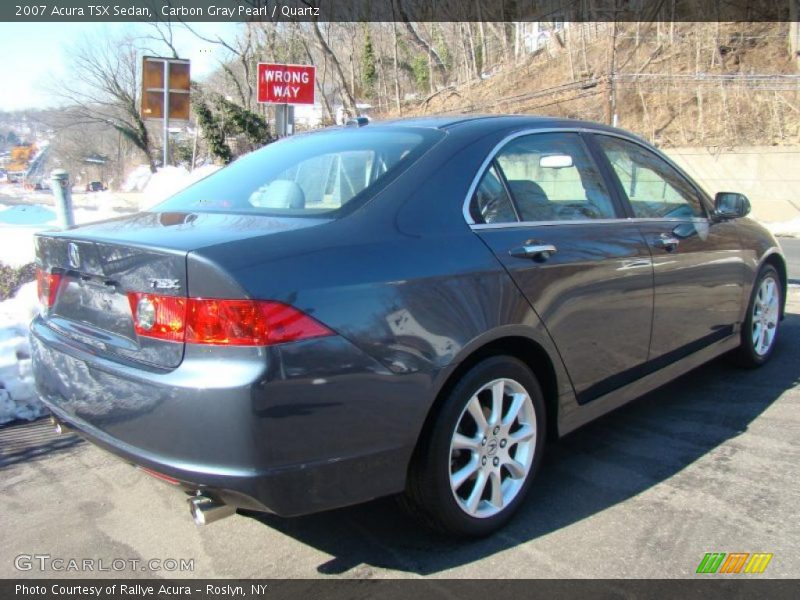 Carbon Gray Pearl / Quartz 2007 Acura TSX Sedan