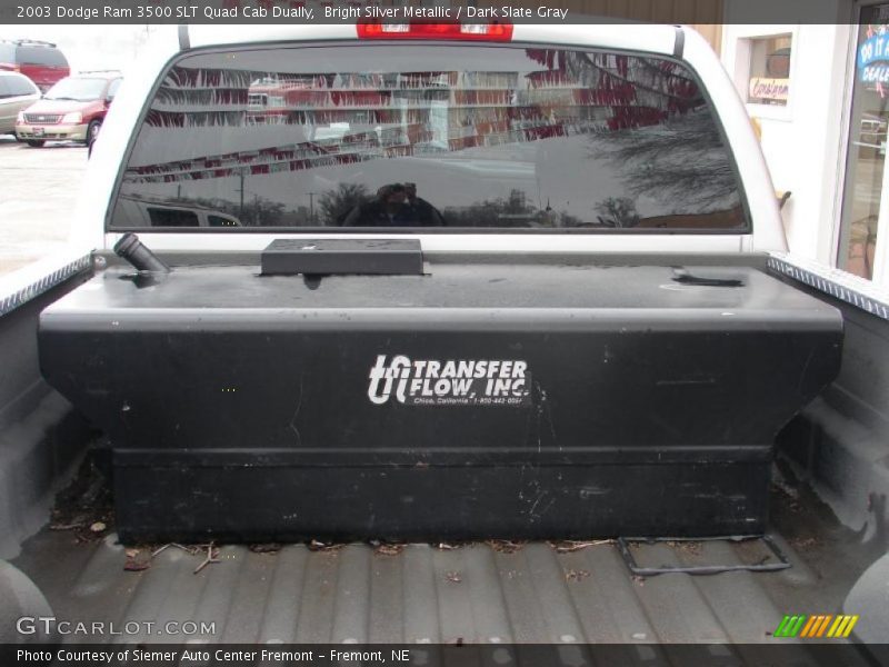 Bright Silver Metallic / Dark Slate Gray 2003 Dodge Ram 3500 SLT Quad Cab Dually