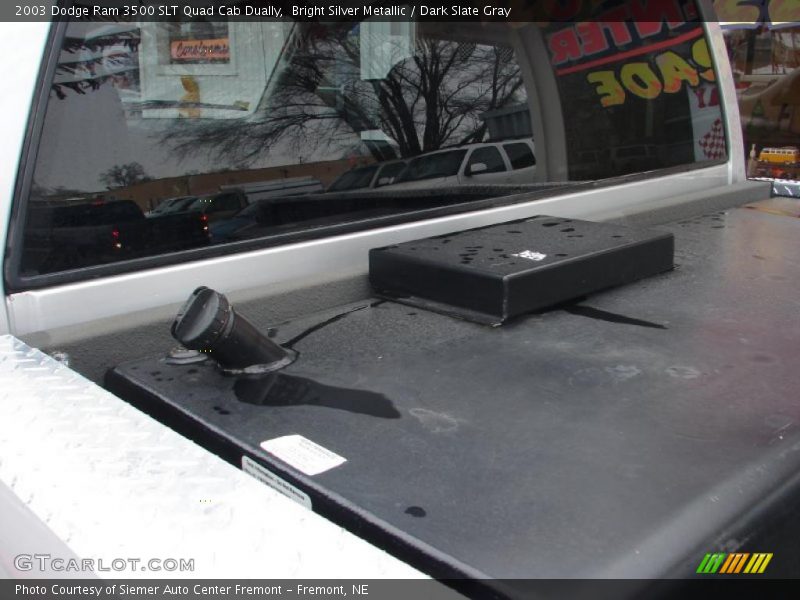 Bright Silver Metallic / Dark Slate Gray 2003 Dodge Ram 3500 SLT Quad Cab Dually