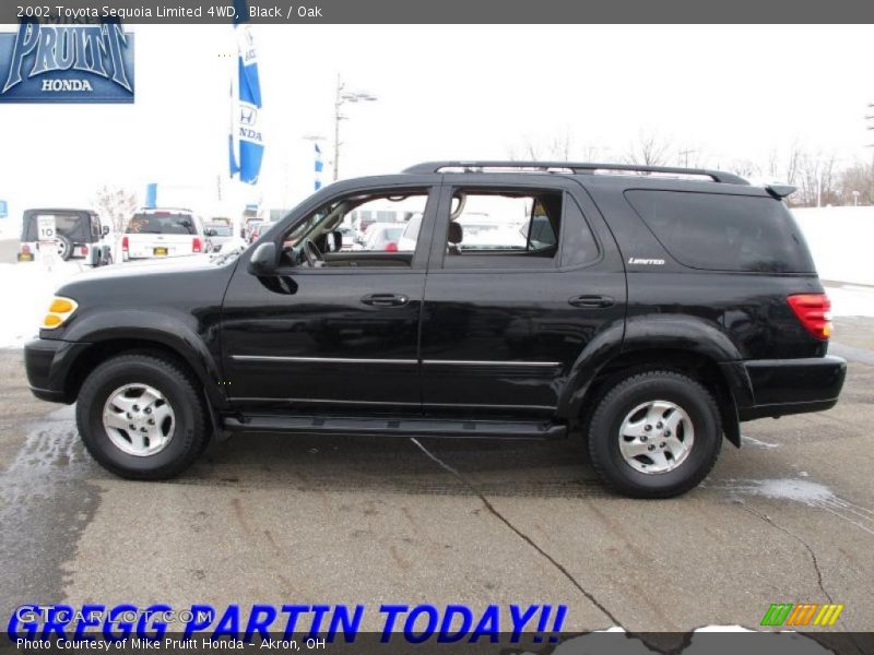 Black / Oak 2002 Toyota Sequoia Limited 4WD