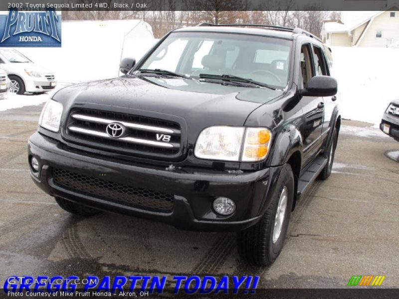 Black / Oak 2002 Toyota Sequoia Limited 4WD