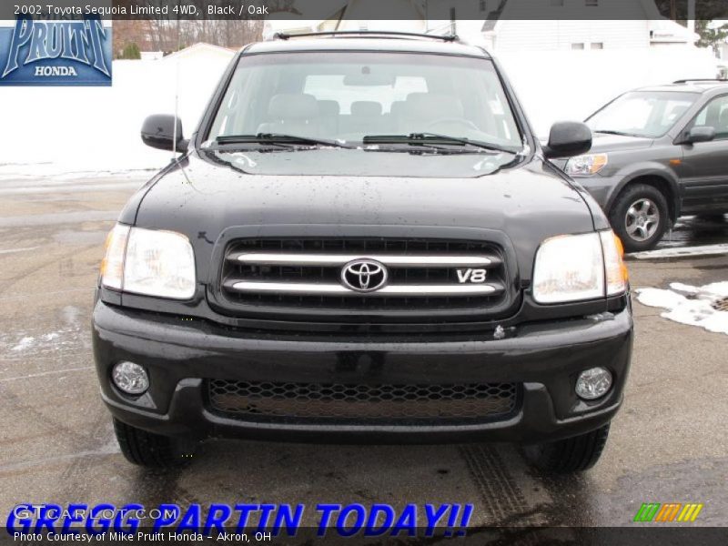 Black / Oak 2002 Toyota Sequoia Limited 4WD
