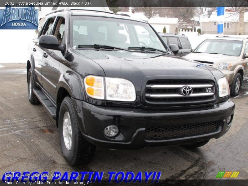 Black / Oak 2002 Toyota Sequoia Limited 4WD