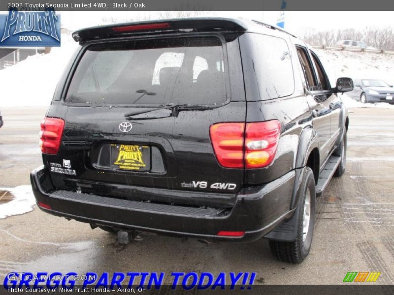 Black / Oak 2002 Toyota Sequoia Limited 4WD