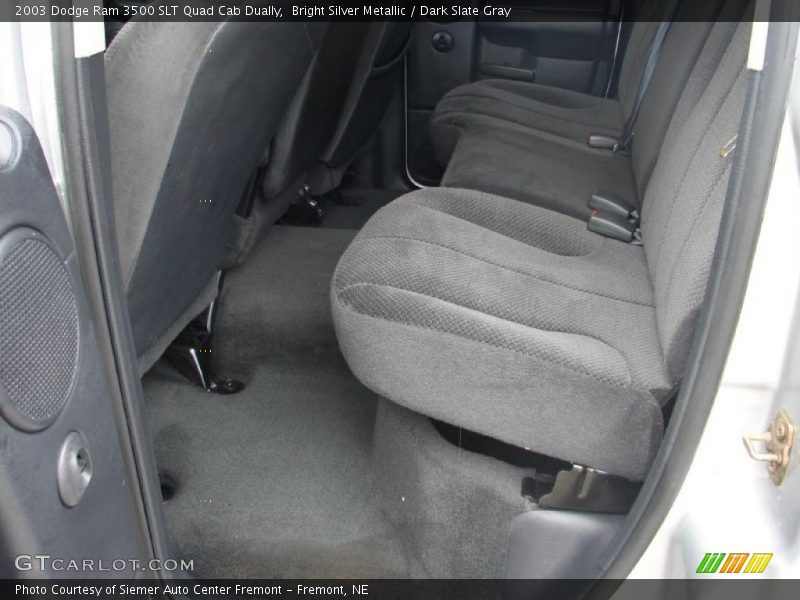 Bright Silver Metallic / Dark Slate Gray 2003 Dodge Ram 3500 SLT Quad Cab Dually