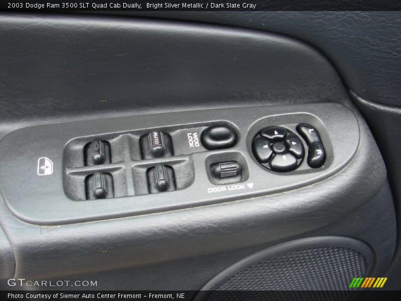 Bright Silver Metallic / Dark Slate Gray 2003 Dodge Ram 3500 SLT Quad Cab Dually