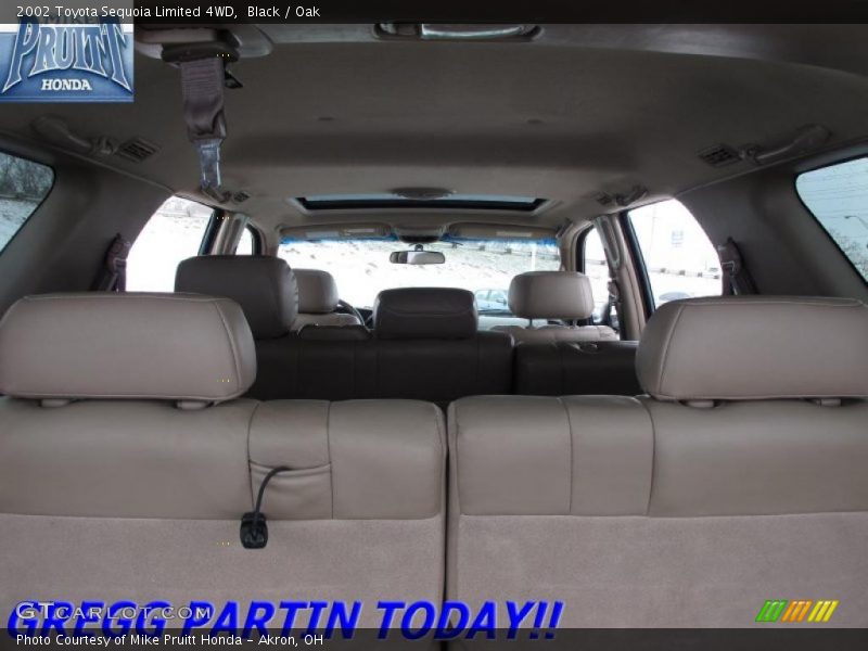 Black / Oak 2002 Toyota Sequoia Limited 4WD