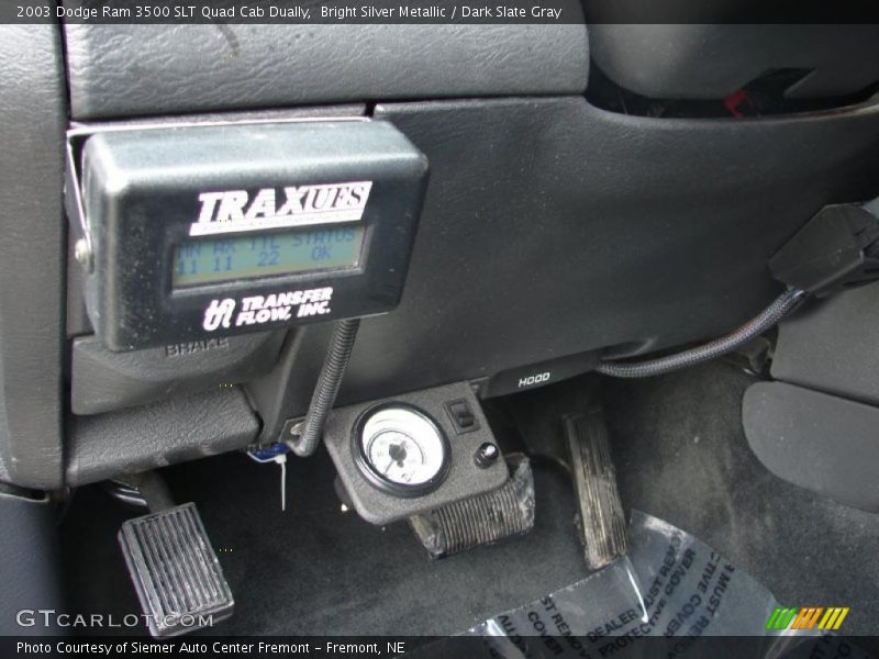 Bright Silver Metallic / Dark Slate Gray 2003 Dodge Ram 3500 SLT Quad Cab Dually