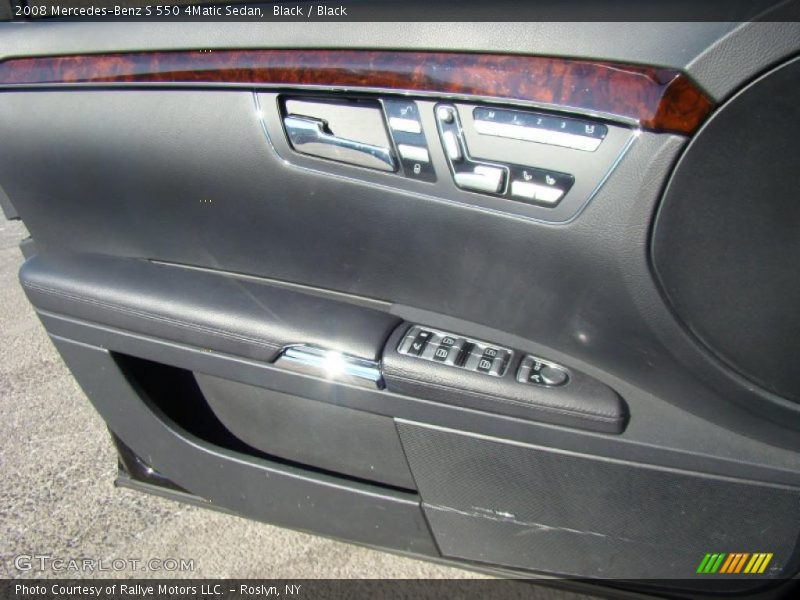 Black / Black 2008 Mercedes-Benz S 550 4Matic Sedan