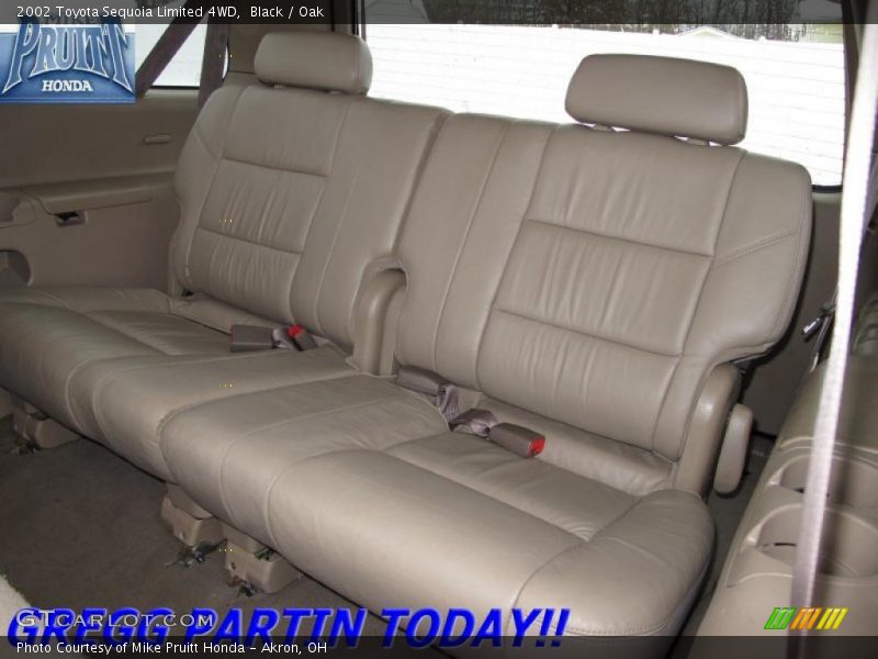 Black / Oak 2002 Toyota Sequoia Limited 4WD