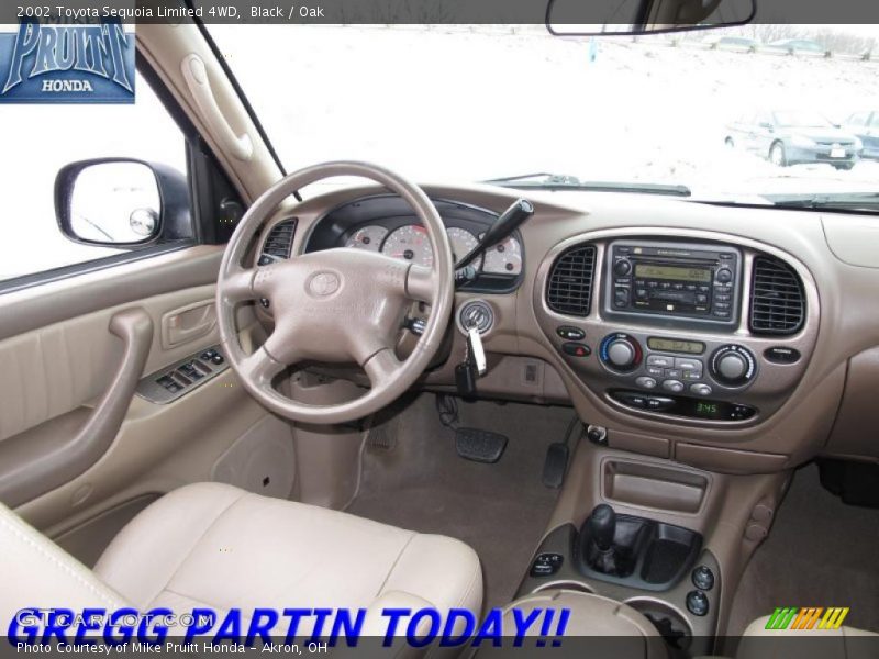 Black / Oak 2002 Toyota Sequoia Limited 4WD