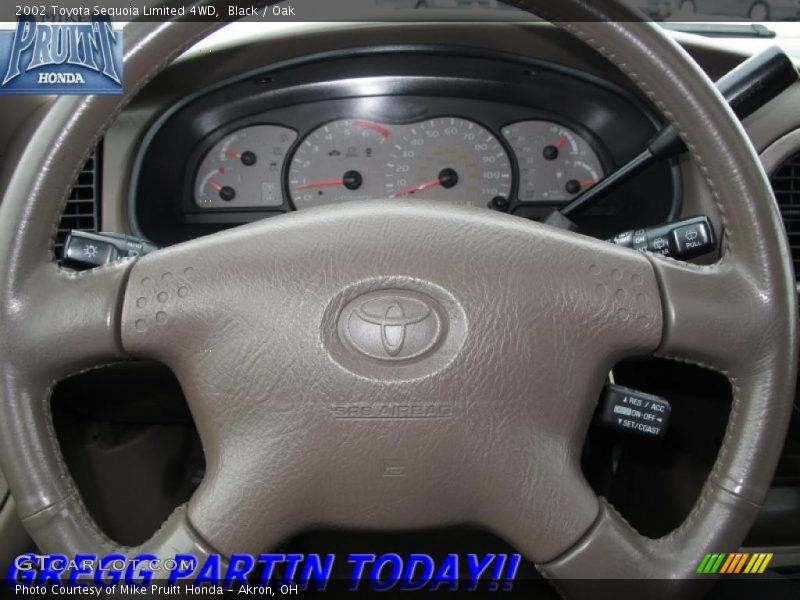 Black / Oak 2002 Toyota Sequoia Limited 4WD