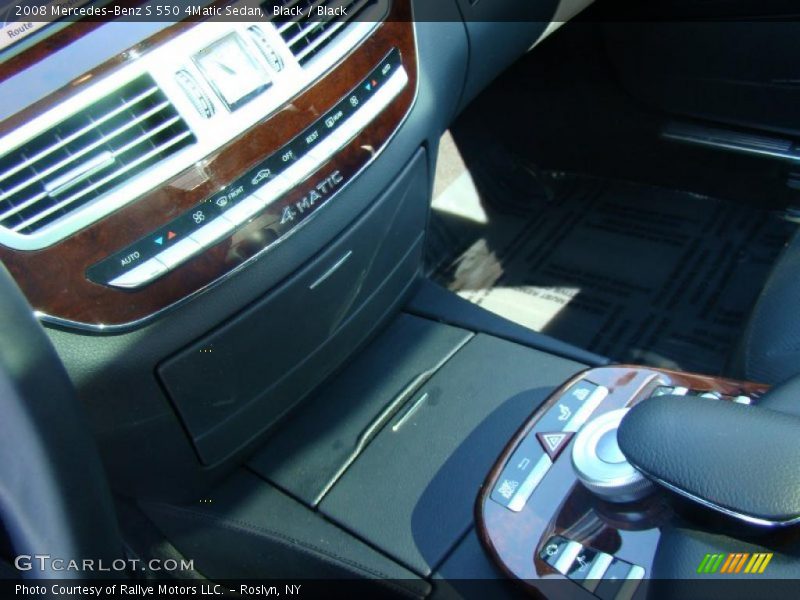 Black / Black 2008 Mercedes-Benz S 550 4Matic Sedan