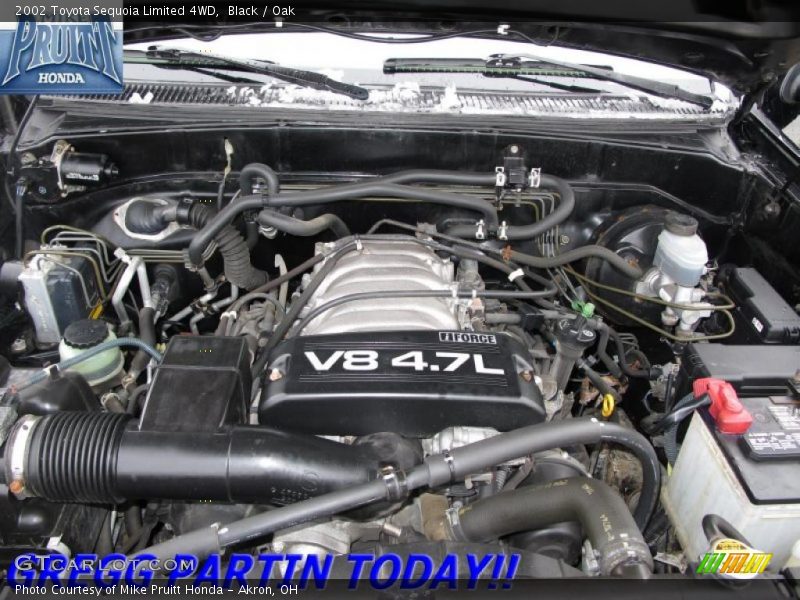 Black / Oak 2002 Toyota Sequoia Limited 4WD