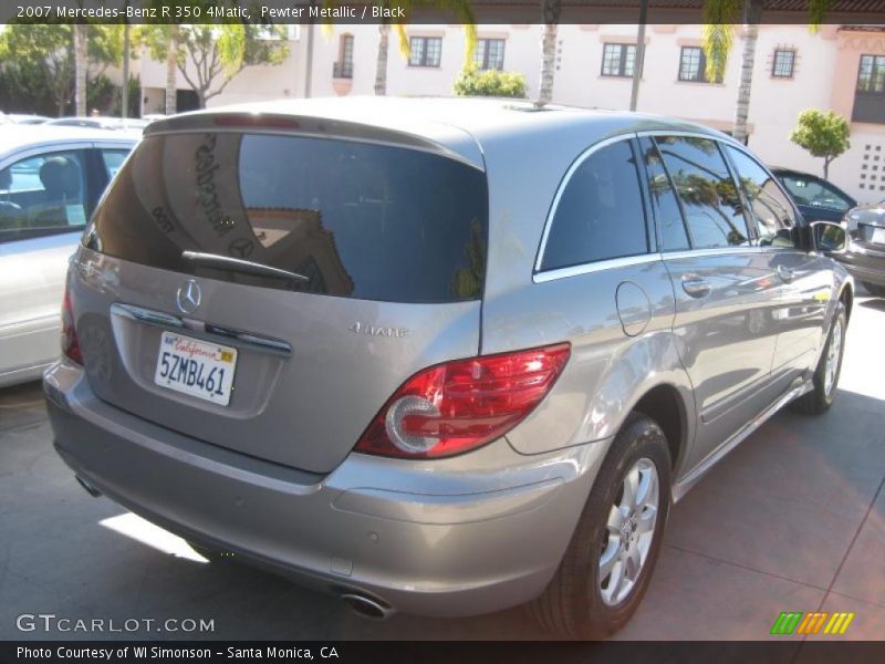 Pewter Metallic / Black 2007 Mercedes-Benz R 350 4Matic