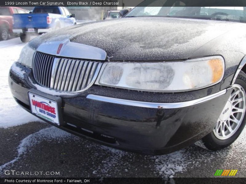 Ebony Black / Deep Charcoal 1999 Lincoln Town Car Signature