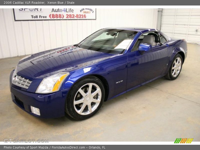 Xenon Blue / Shale 2006 Cadillac XLR Roadster