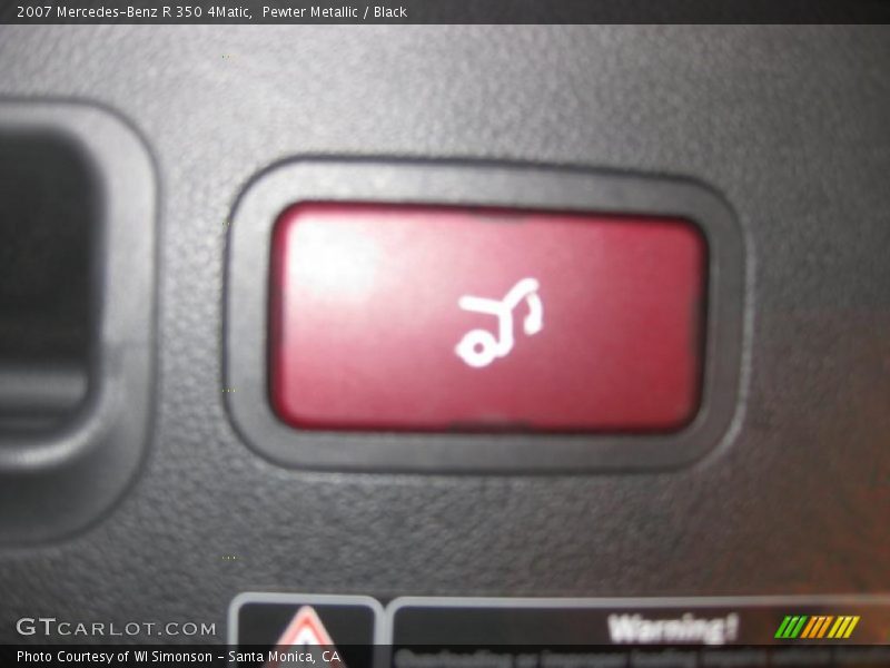 Pewter Metallic / Black 2007 Mercedes-Benz R 350 4Matic