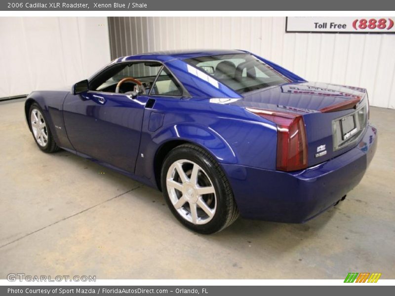 Xenon Blue / Shale 2006 Cadillac XLR Roadster