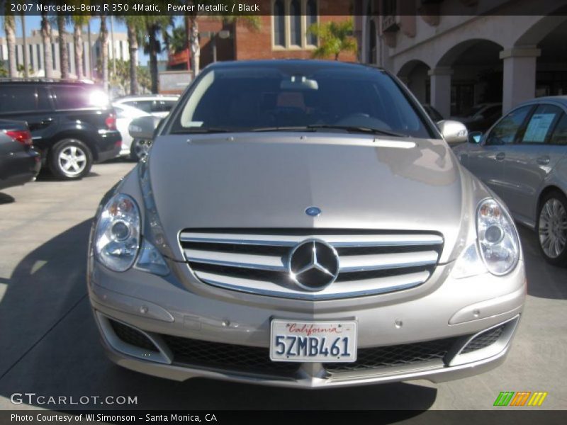 Pewter Metallic / Black 2007 Mercedes-Benz R 350 4Matic