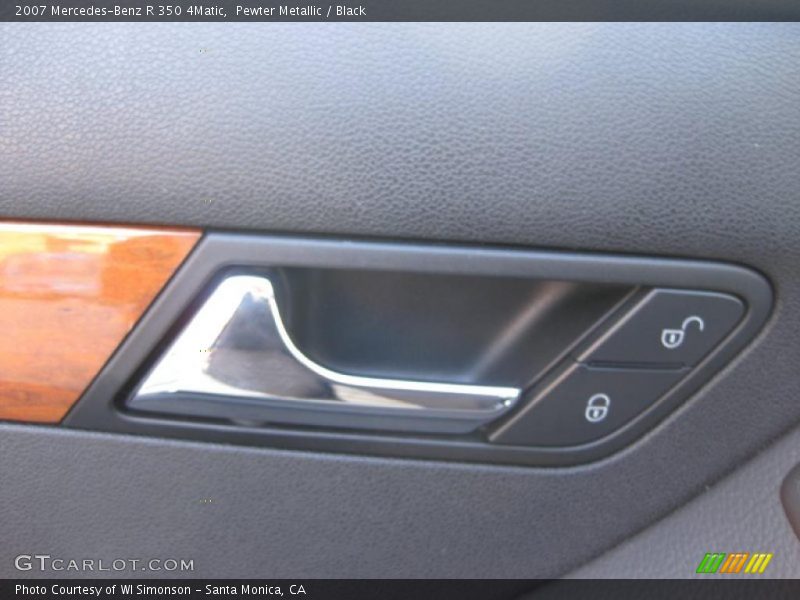 Pewter Metallic / Black 2007 Mercedes-Benz R 350 4Matic
