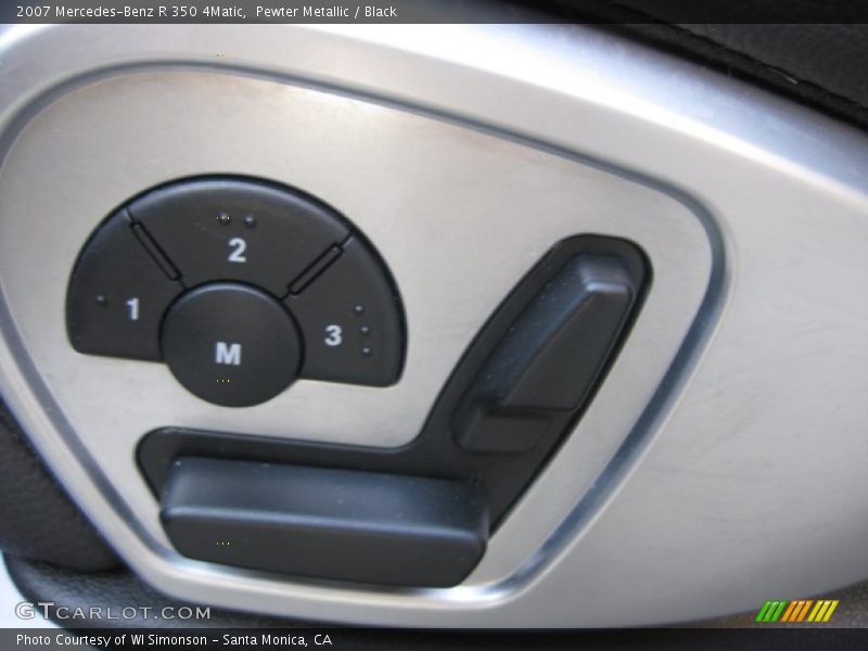 Pewter Metallic / Black 2007 Mercedes-Benz R 350 4Matic
