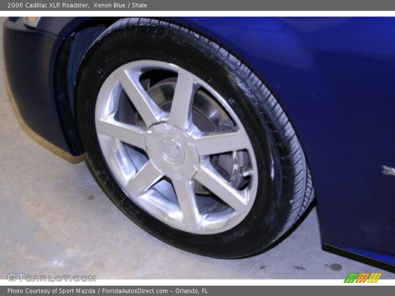 Xenon Blue / Shale 2006 Cadillac XLR Roadster