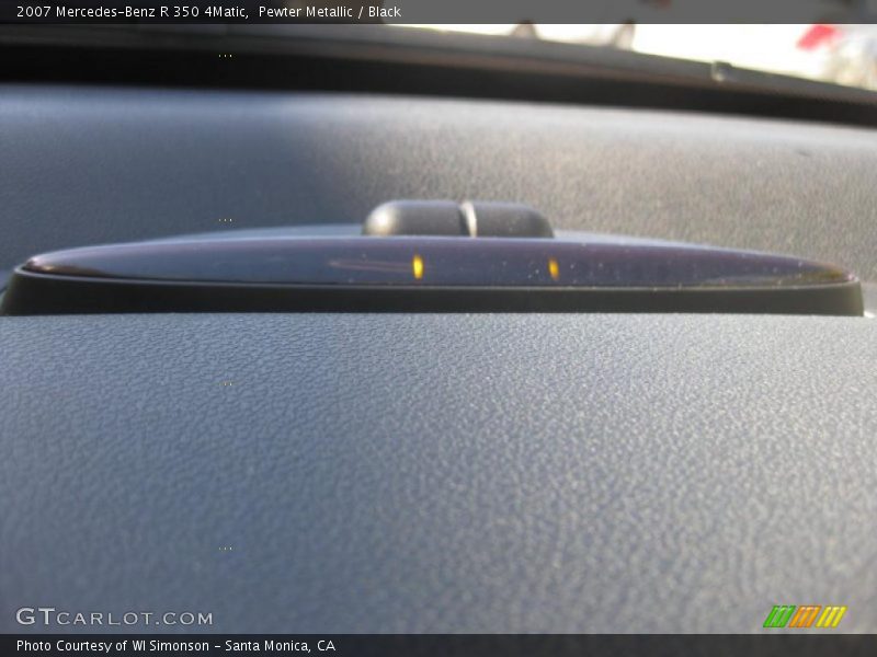 Pewter Metallic / Black 2007 Mercedes-Benz R 350 4Matic