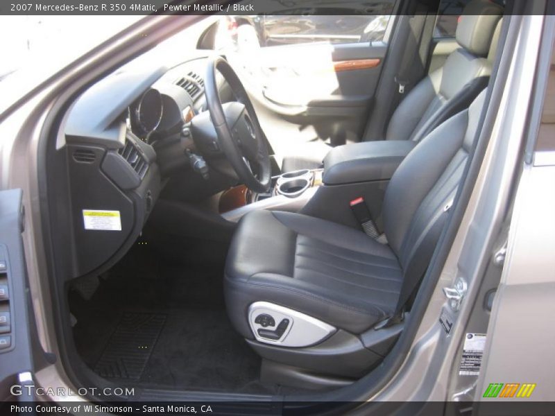 Pewter Metallic / Black 2007 Mercedes-Benz R 350 4Matic