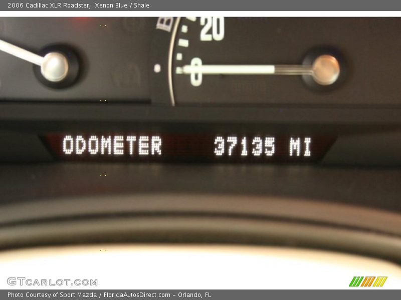 Xenon Blue / Shale 2006 Cadillac XLR Roadster