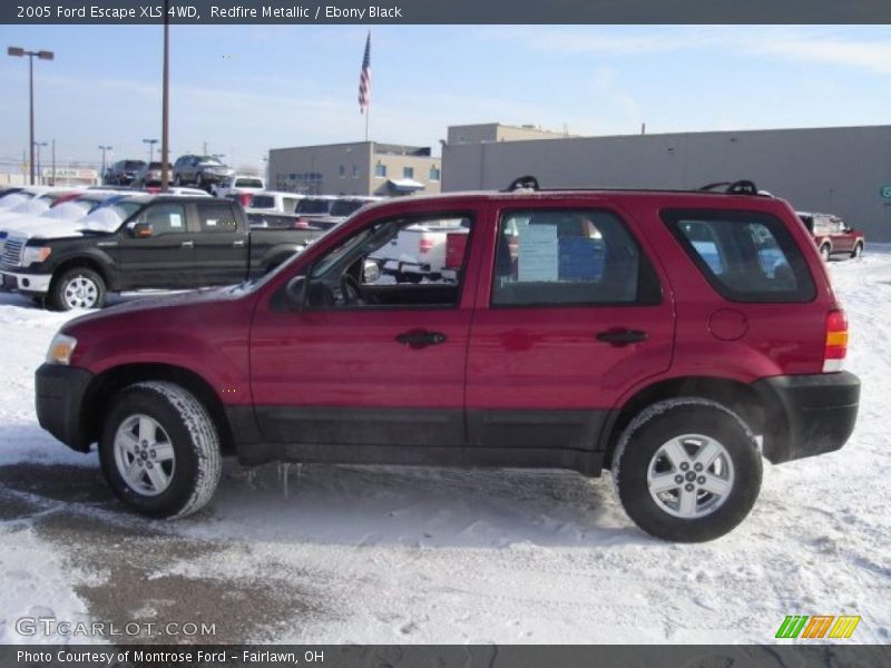 Redfire Metallic / Ebony Black 2005 Ford Escape XLS 4WD