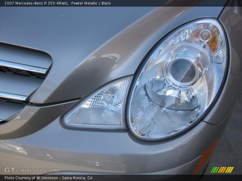 Pewter Metallic / Black 2007 Mercedes-Benz R 350 4Matic