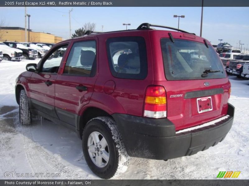 Redfire Metallic / Ebony Black 2005 Ford Escape XLS 4WD