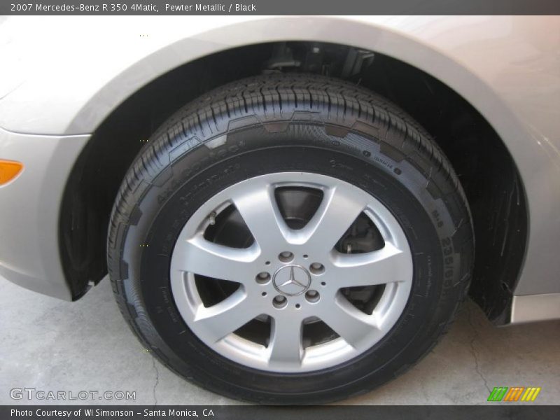 Pewter Metallic / Black 2007 Mercedes-Benz R 350 4Matic