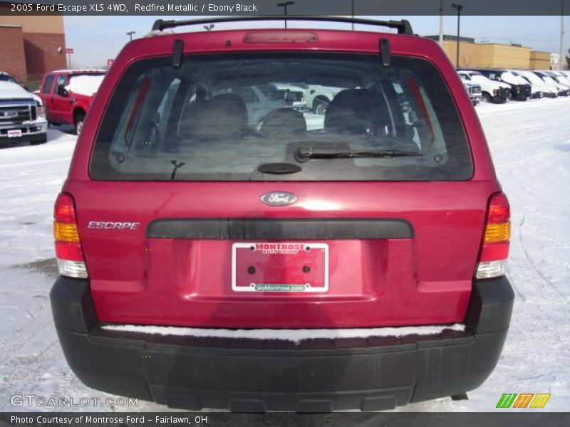 Redfire Metallic / Ebony Black 2005 Ford Escape XLS 4WD