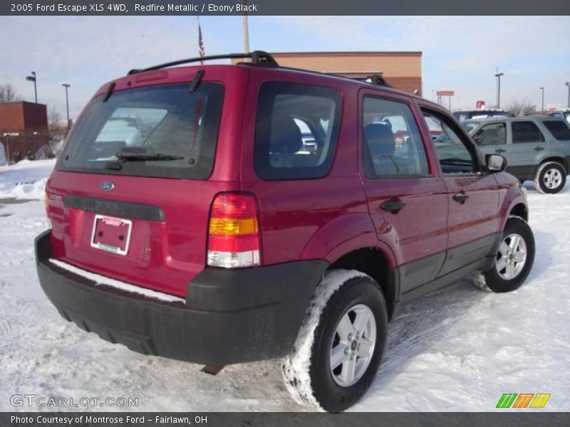 Redfire Metallic / Ebony Black 2005 Ford Escape XLS 4WD